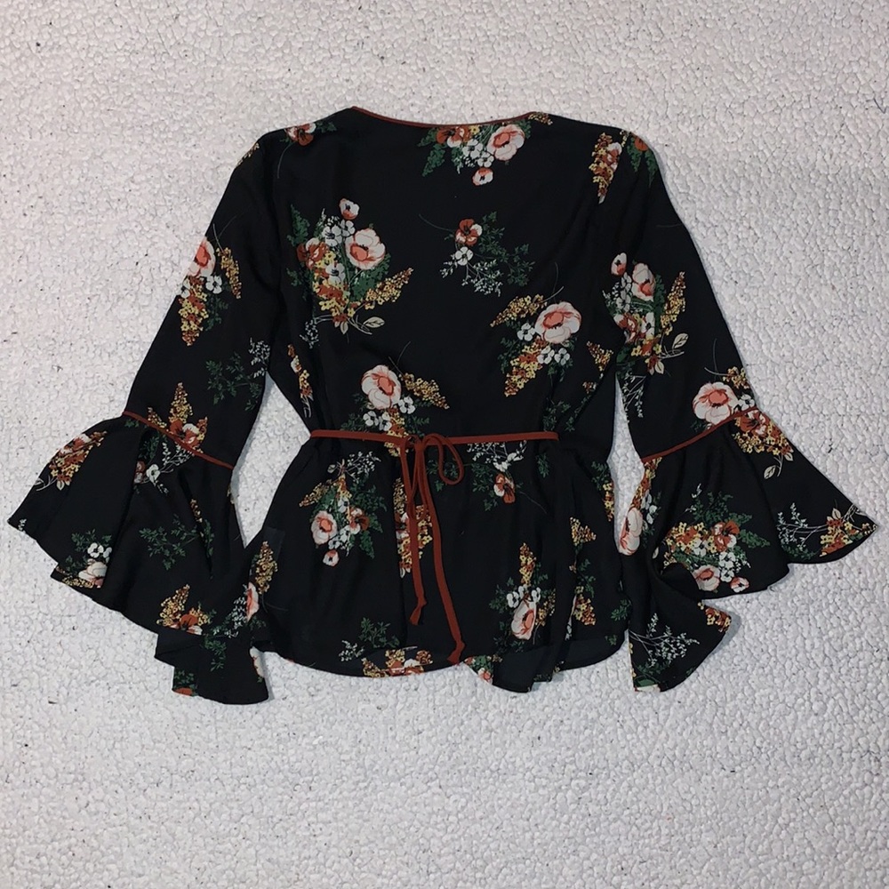 june & hudson wrap around blouse - Picture 2 of 3